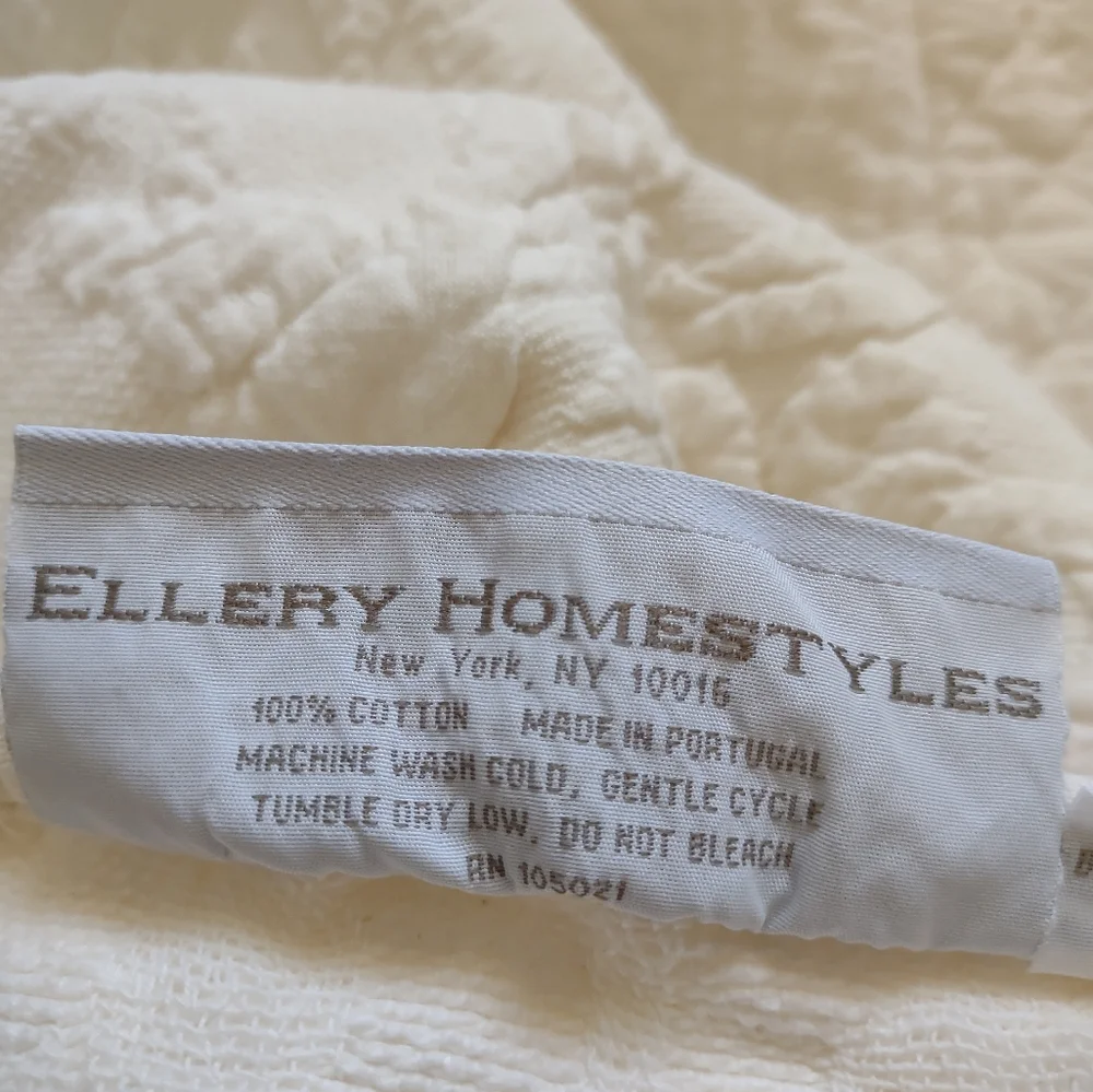 Williamsburg Ellery Homestyle Portugal Cotton Matelasse King Long Pillow Sham